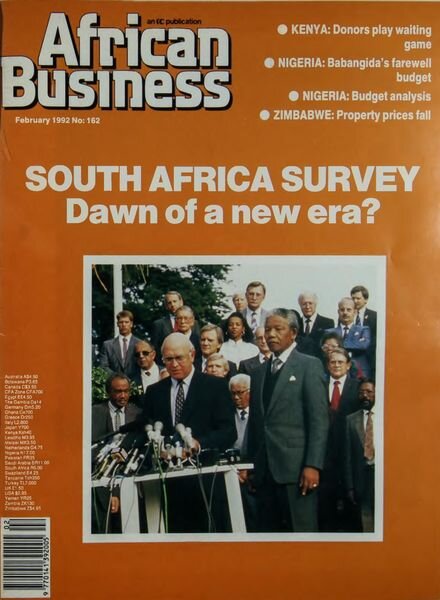 African Business English Edition – February 1992 Cover