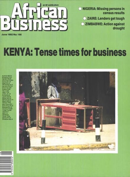 African Business English Edition – June 1992 Cover