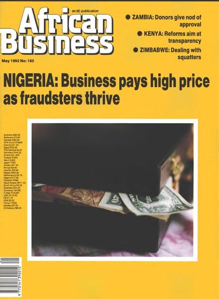 African Business English Edition – May 1992 Cover
