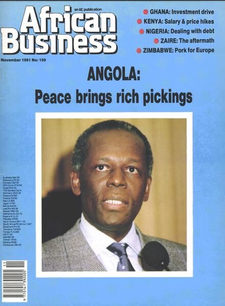 African Business English Edition – November 1991 Cover