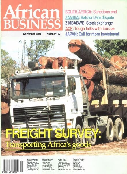 African Business English Edition – November 1993 Cover