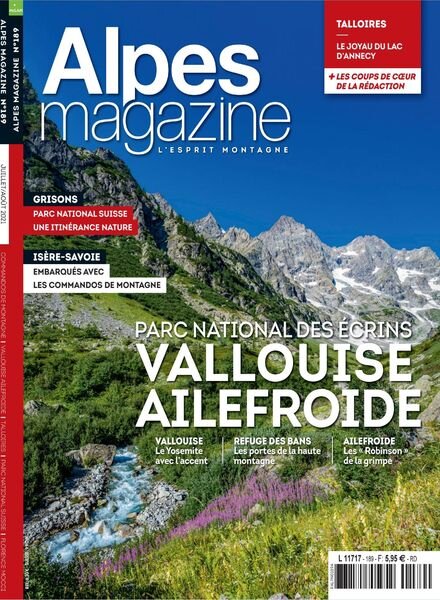 Alpes Magazine – Juillet-Aout 2021 Cover