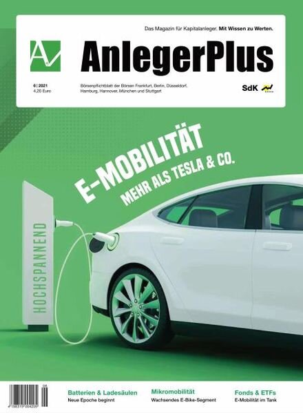 AnlegerPlus – Juli 2021 Cover