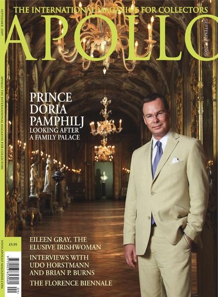Apollo Magazine – September 2009 Cover