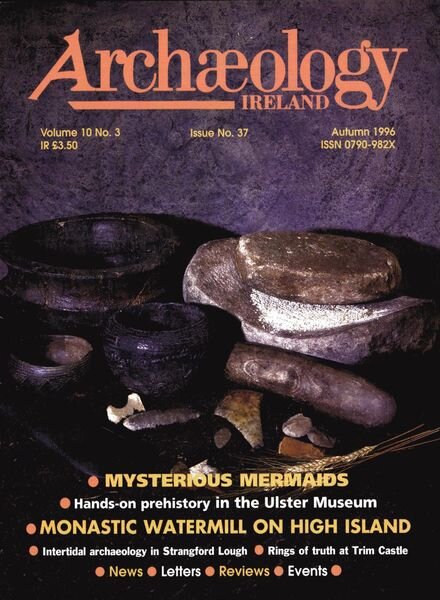Archaeology Ireland – Autumn 1996 Cover