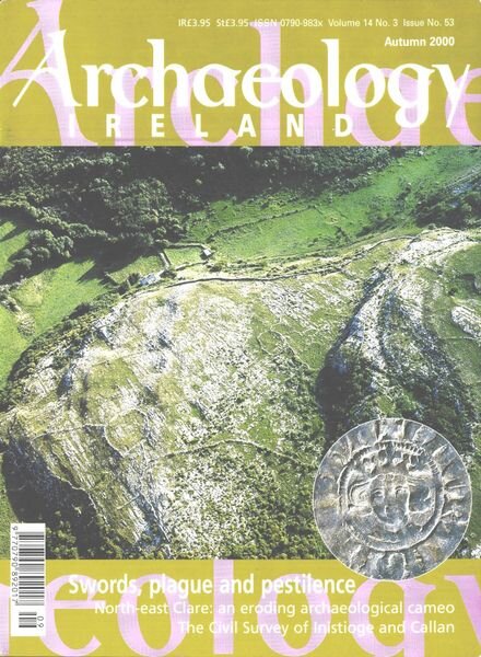 Archaeology Ireland – Autumn 2000 Cover