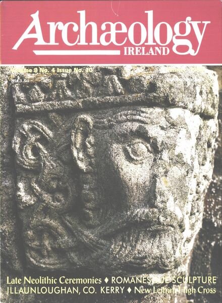 Archaeology Ireland – Winter 1994 Cover