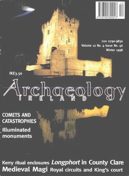 Archaeology Ireland – Winter 1998 Cover