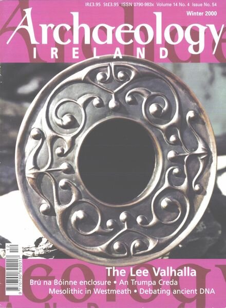 Archaeology Ireland – Winter 2000 Cover