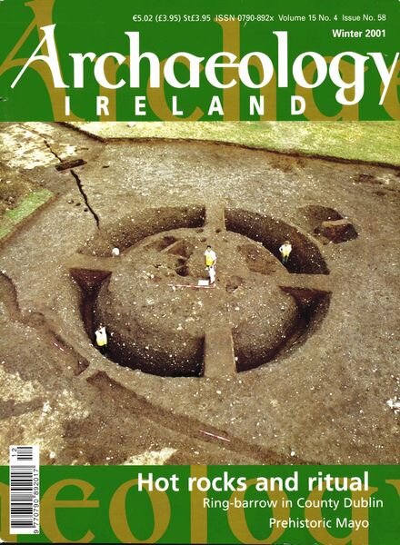 Archaeology Ireland – Winter 2001 Cover