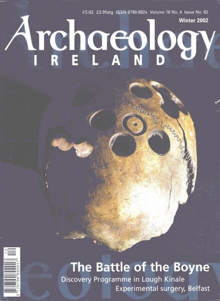 Archaeology Ireland – Winter 2002 Cover