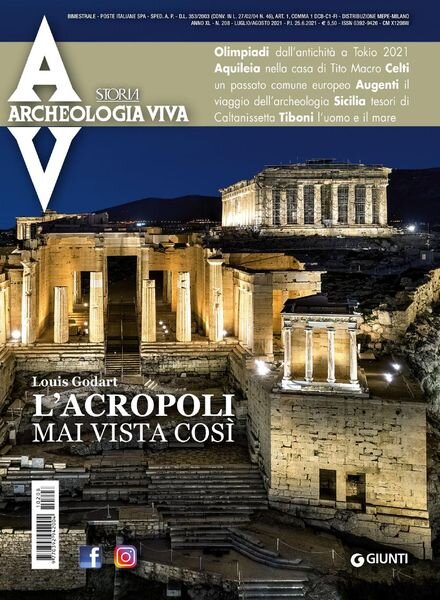 Archeologia Viva – Luglio-Agosto 2021 Cover