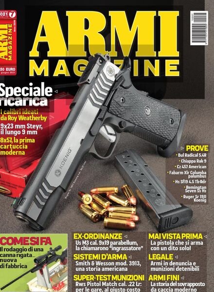 Armi Magazine – Luglio 2021 Cover