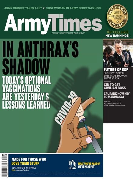 Army Times – June 2021 Cover