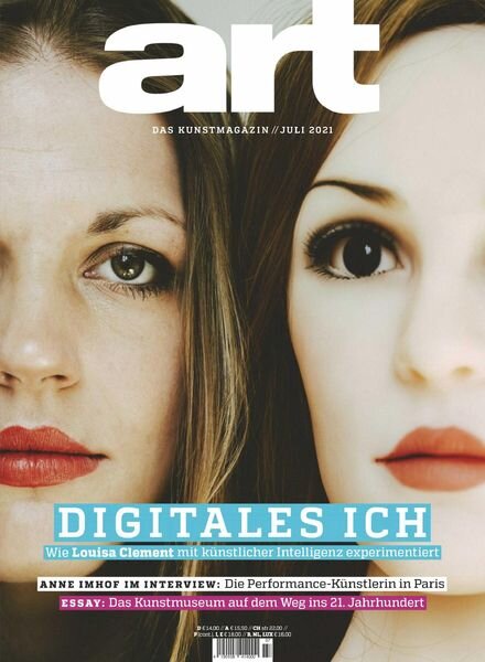 Art Magazin – Juli 2021 Cover