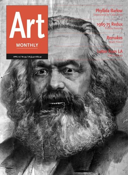 Art Monthly – April 2010 Cover