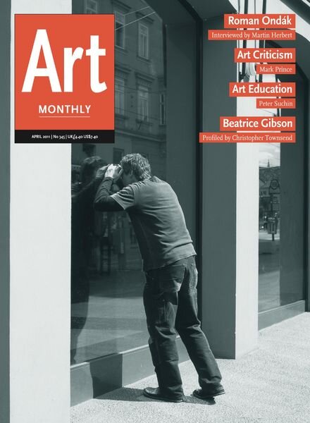 Art Monthly – April 2011 Cover