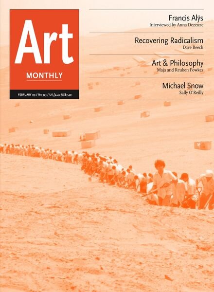 Art Monthly – February 2009 Cover