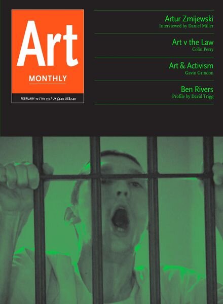 Art Monthly – February 2010 Cover
