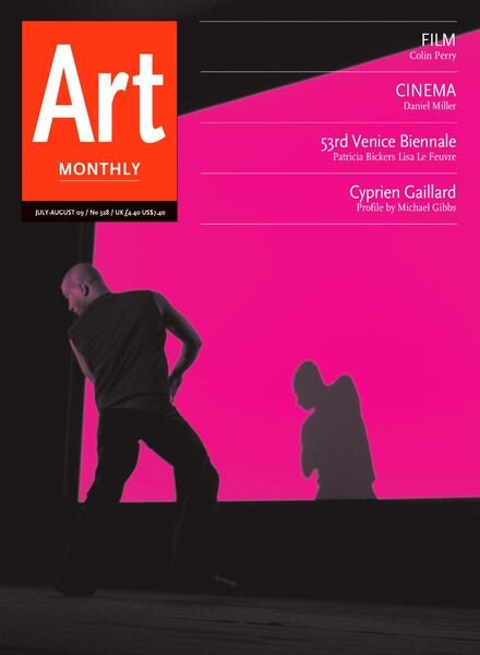Art Monthly – Jul-Aug 2009 Cover