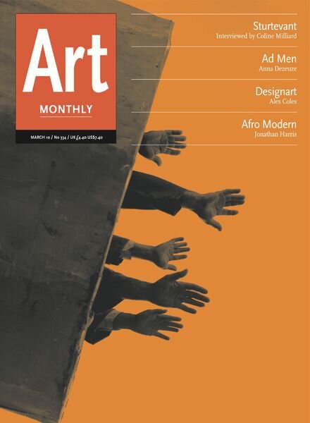 Art Monthly – March 2010 Cover