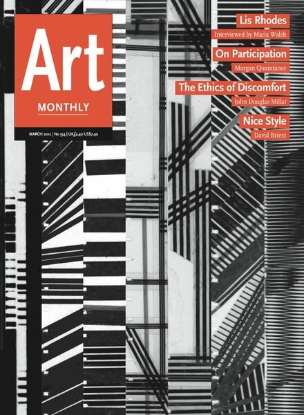 Art Monthly – March 2012 Cover