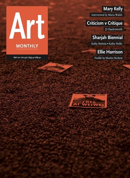 Art Monthly – May 2011 Cover