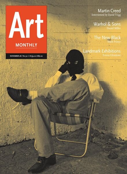 Art Monthly – November 2008 Cover