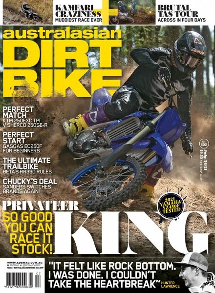 Australasian Dirt Bike – July 2021 Cover