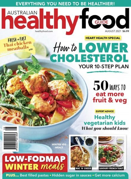 Australian Healthy Food Guide – August 2021 Cover