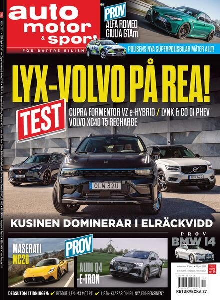 Auto Motor & Sport – 22 juni 2021 Cover