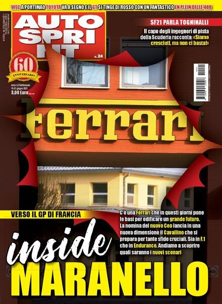 Auto Sprint – 15 Giugno 2021 Cover