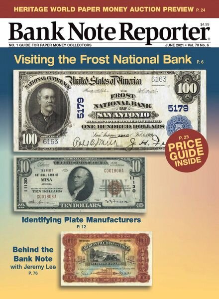 Banknote Reporter – June 2021 Cover