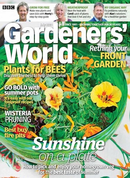 BBC Gardeners’ World – July 2021 Cover