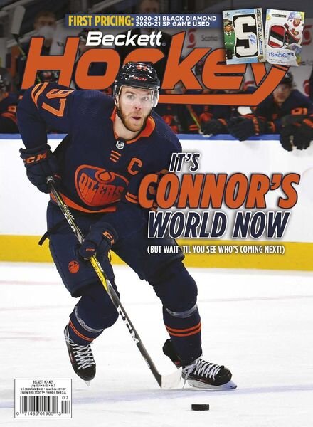 Beckett Hockey – July 2021 Cover