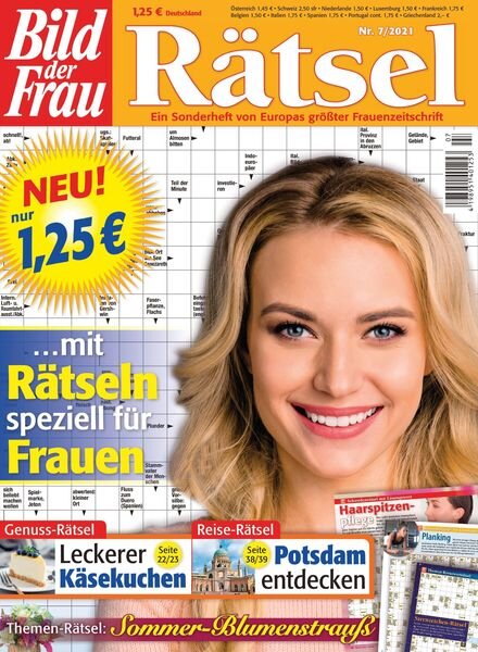 Bild der Frau Ratsel – Juli 2021 Cover
