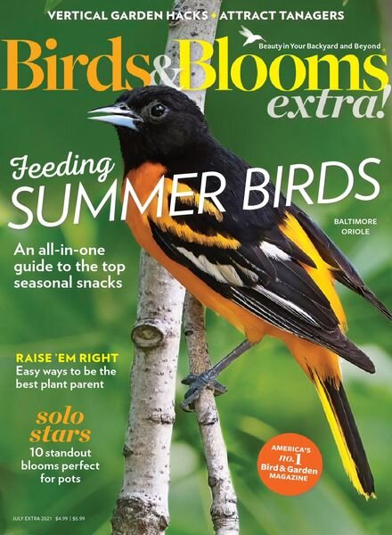 Birds and Blooms Extra – July 2021 Cover