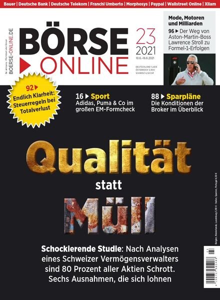 BOrse Online – 10 Juni 2021 Cover