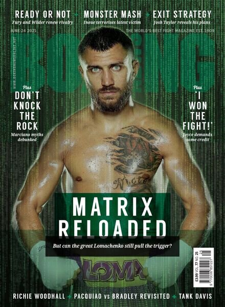 Boxing News – June 24, 2021 Cover