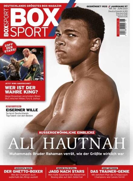 BoxSport – August 2021 Cover