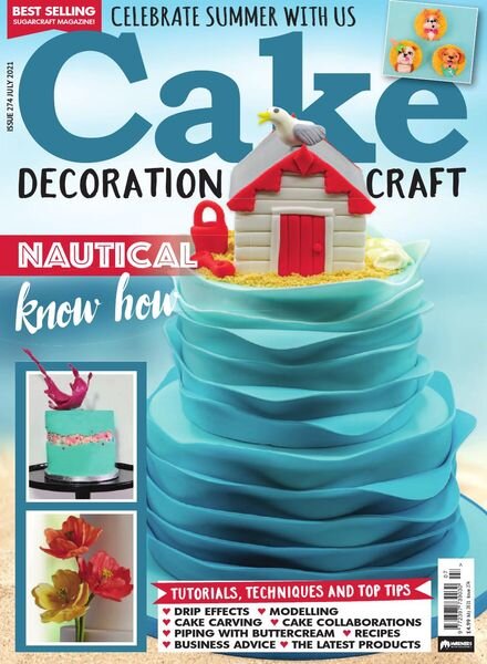 Cake Decoration & Sugarcraft – Issue 274 – July 2021 Cover