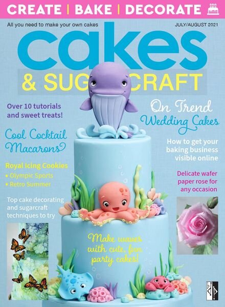 Cakes & Sugarcraft – Issue 164 – July-August 2021 Cover