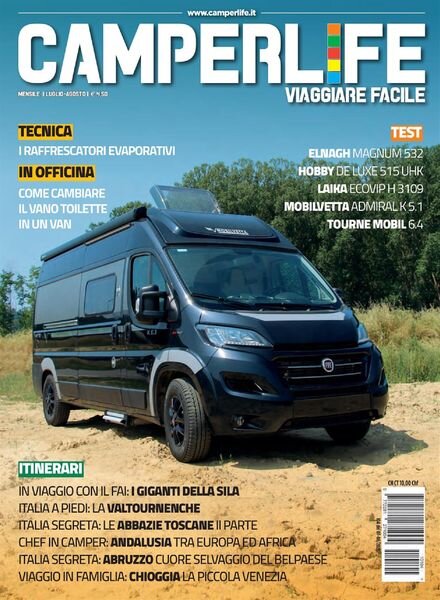 Camper Life – Luglio-Agosto 2021 Cover