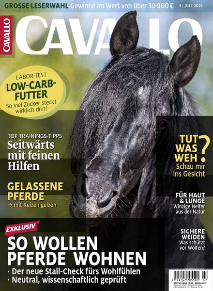 Cavallo – Juli 2021 Cover