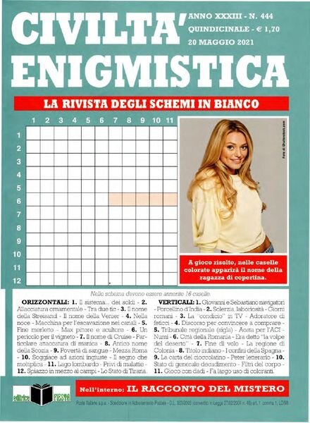 Civilta Enigmistica – 20 Maggio 2021 Cover