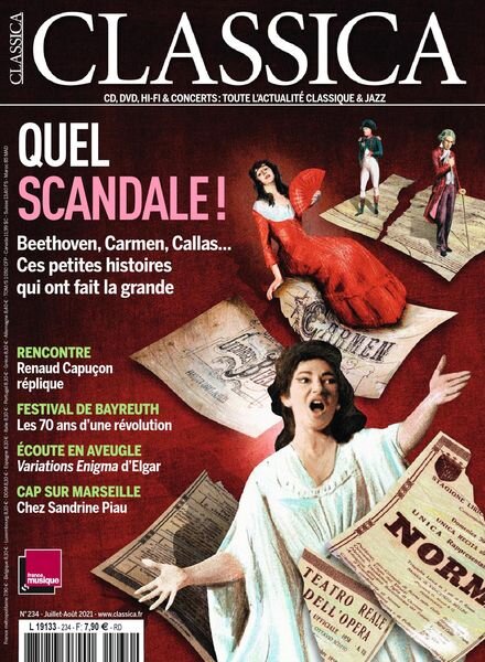 Classica – juillet 2021 Cover