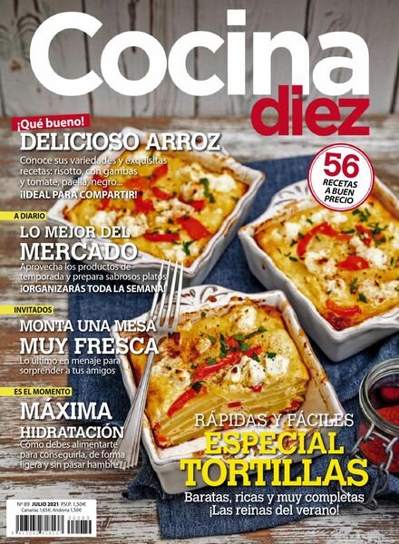 Cocina Diez – julio 2021 Cover