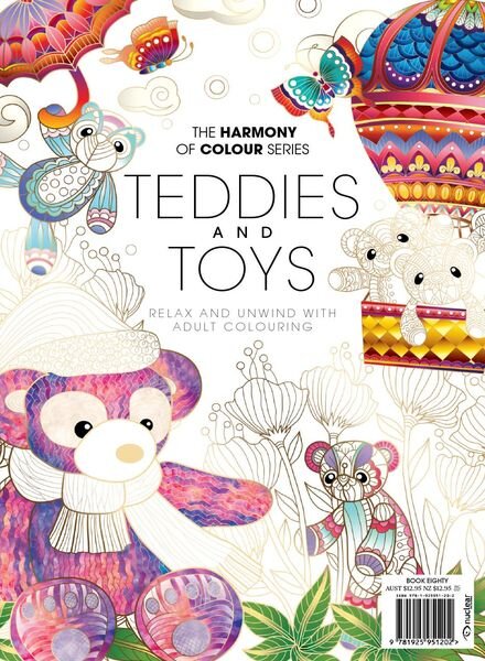 Colouring Book Teddies and Toys – June 2021 Cover