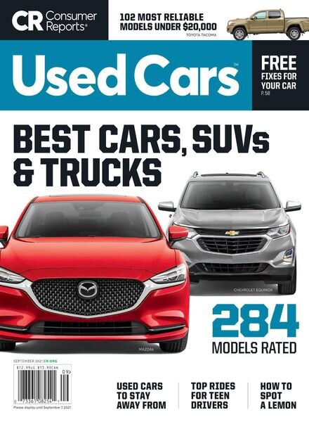 Consumer Reports Cars & Technology Guides – June 2021 Cover
