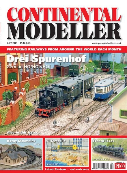 Continental Modeller – Volume 43 N 7 – July 2021 Cover